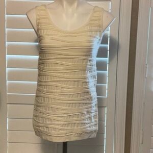 Cream Ruched Bodycon Camisole Top